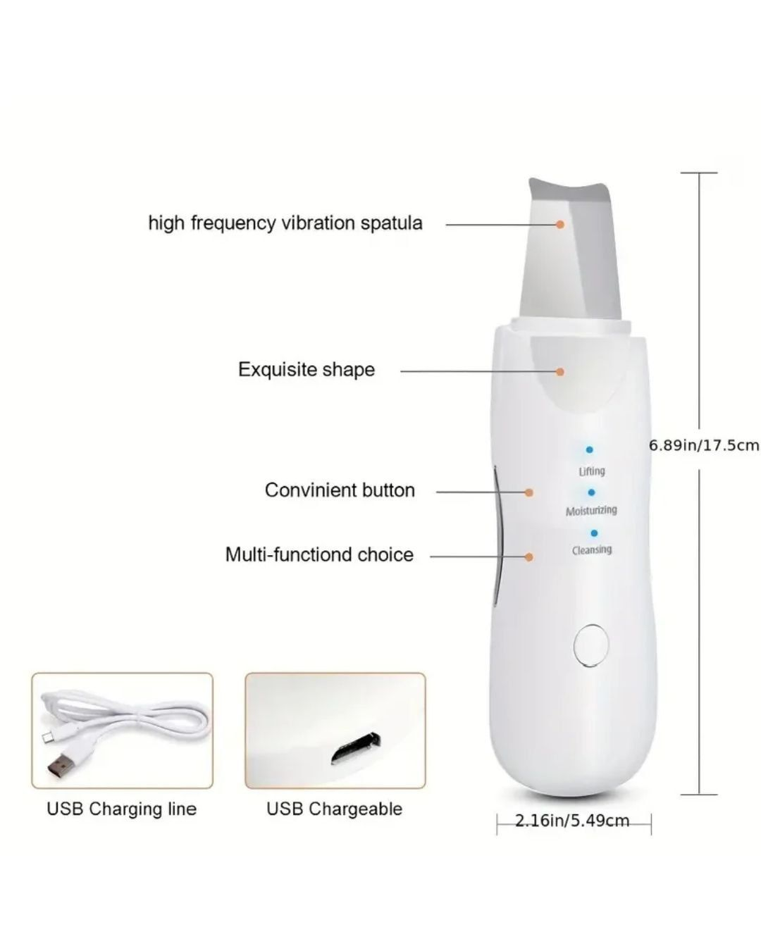 Limpiador Facial Ultrasonico