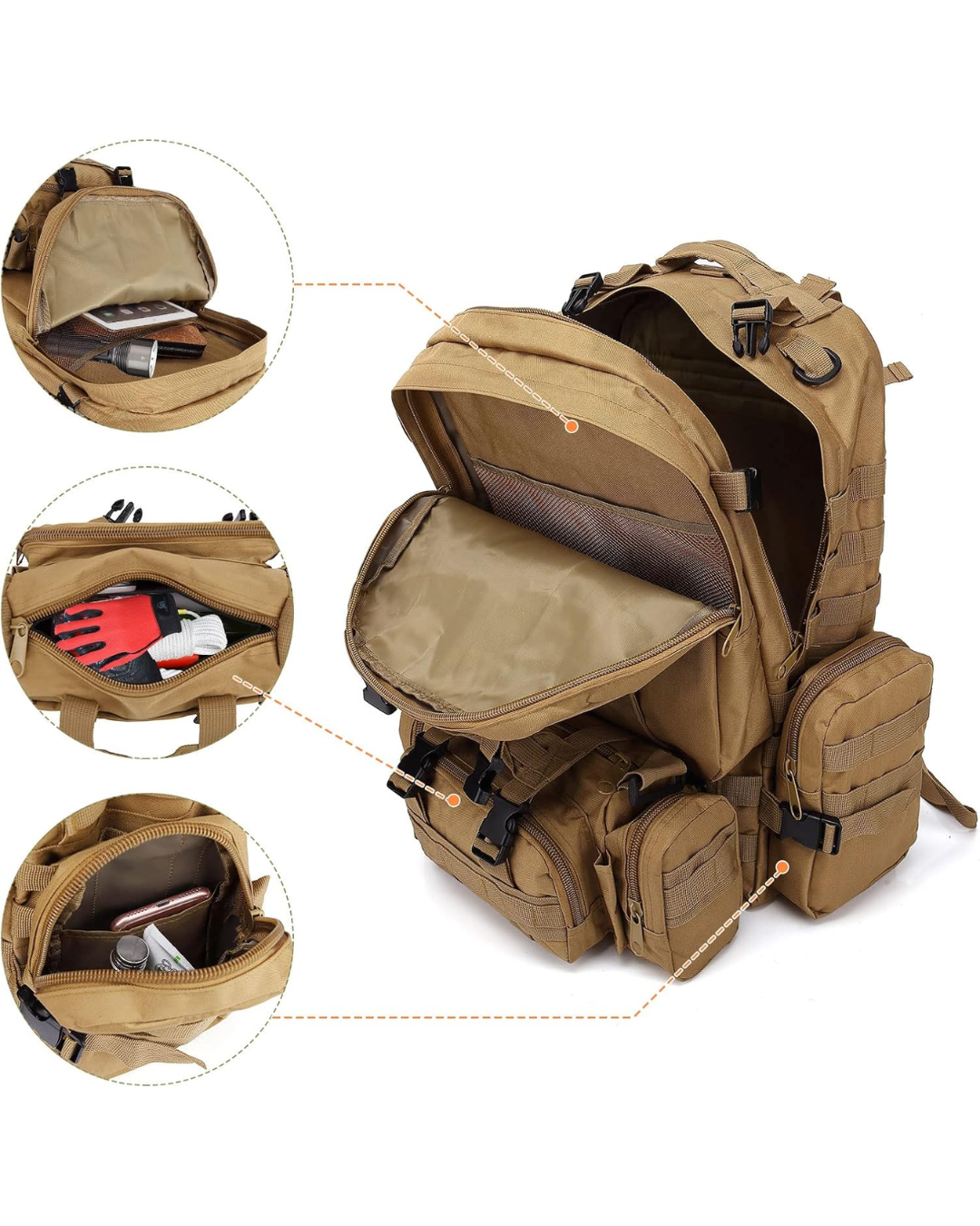 Mochila Táctica De Supervivencia