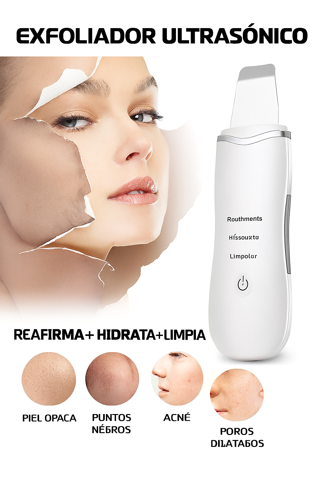 Limpiador Facial Ultrasonico